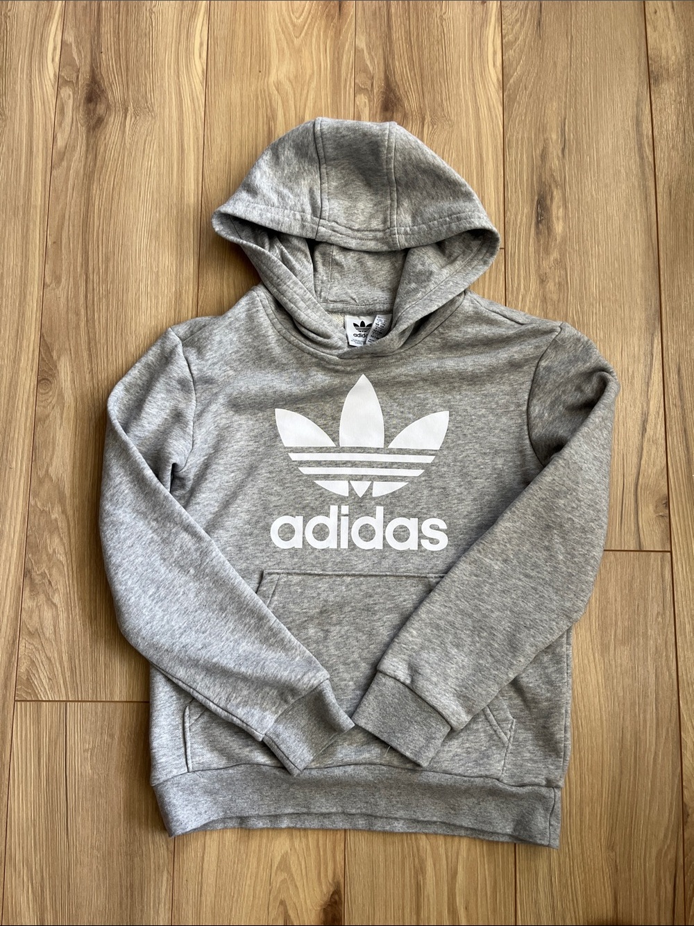 adidas light Gray Pullover Hoodie
